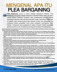MENGENAL APA ITU PLEA BARGAINING